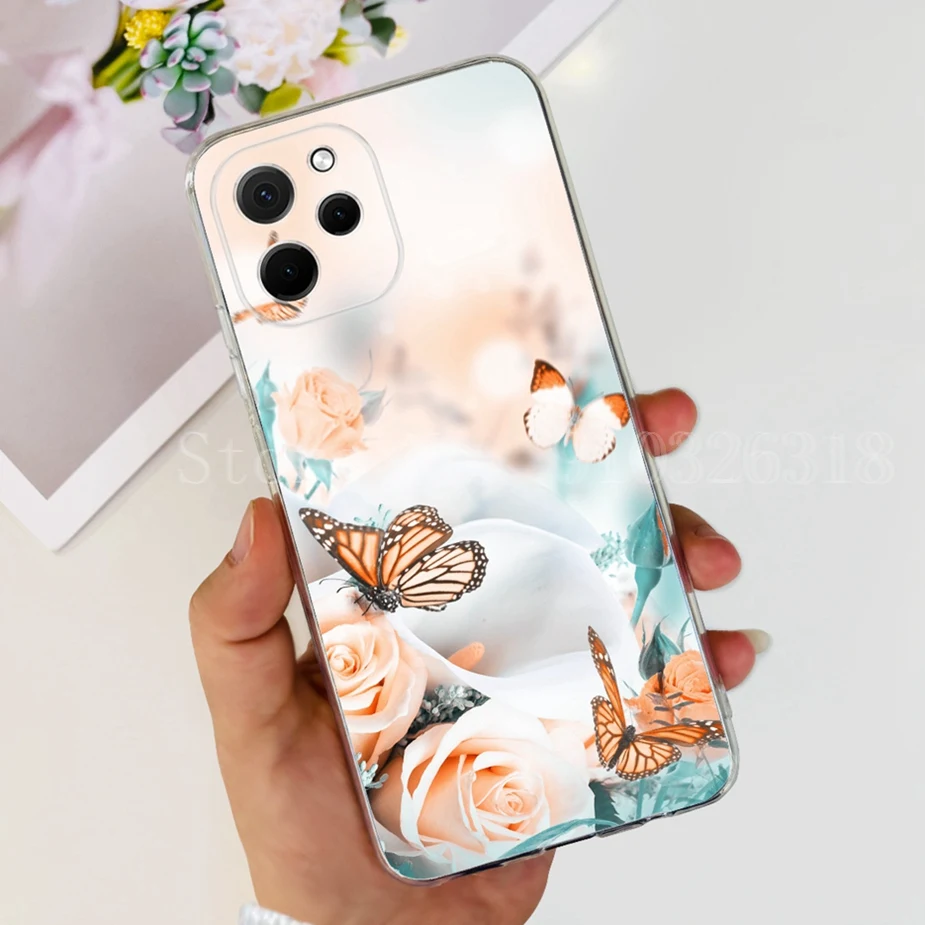 Stylish Painted Soft Silicone Phone Case - Vibrant Back Cover Design