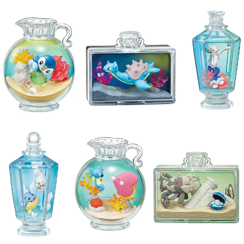 

Shock Original Re-ment POKEMON AQUA BOTTLE Collection 2 Piplup Anime Action Figure Toys for Boys Girls Children Birthday Gifts