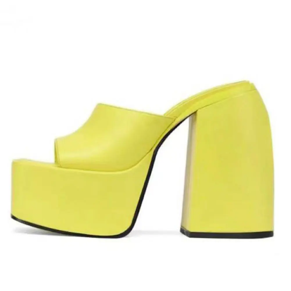 GIGIFOX Brand New 2022 Big Size 43 Summer White Goth High Heels Sexy Party Chunky Platform Sandals Shoes Women 