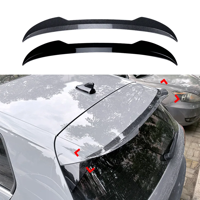 

Roof Racing Spoiler For Volkswagen Golf 8 For VW MK8 GTI R GTD ABS Rear Wing Spoiler Splitter Lip Carbon Fiber Styling