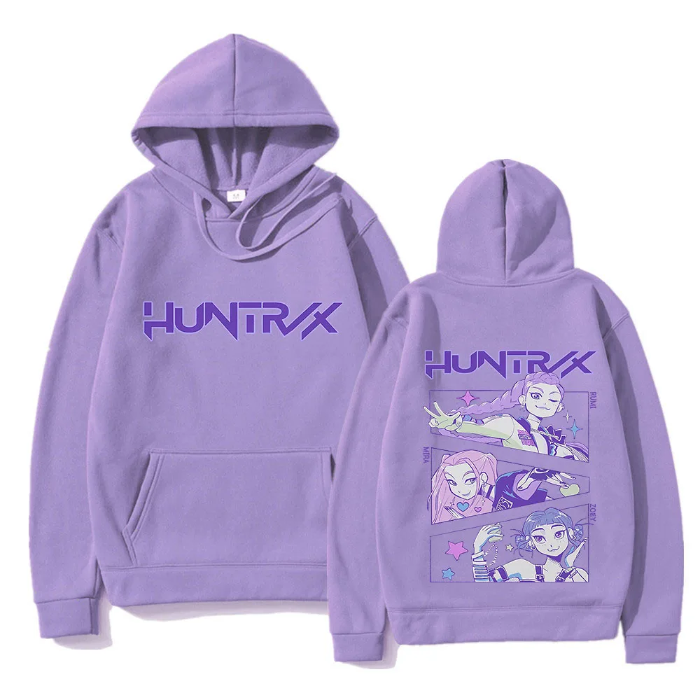 Huntrix Logo Hoodie - KPop Dämonenjäger Kapuzenpullover Streetwear Unisex 2025