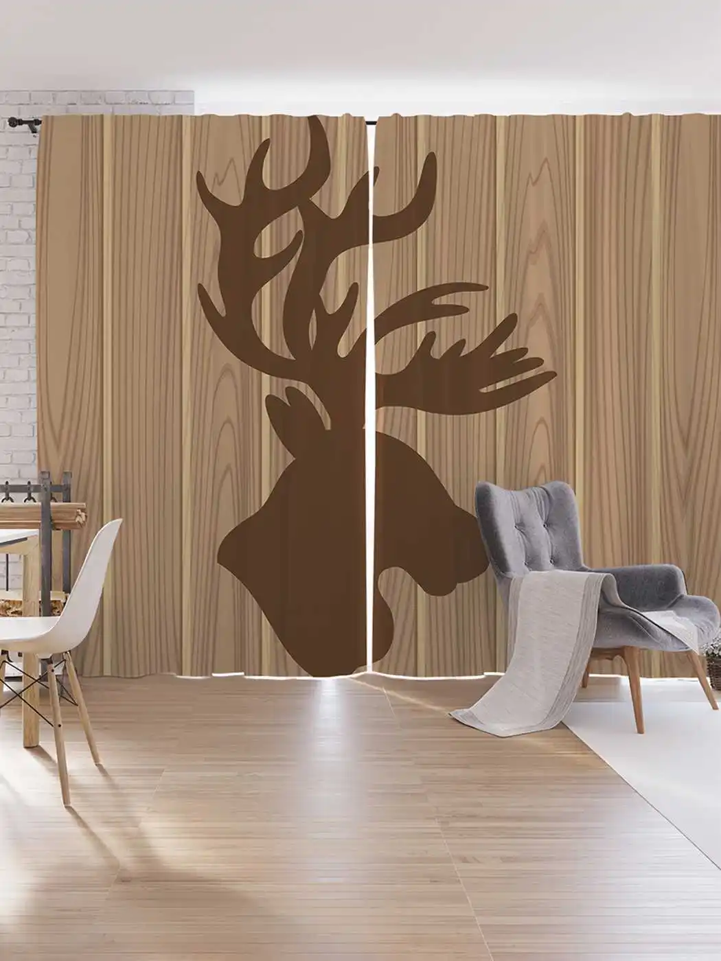 Шторы Под Дерево Купить