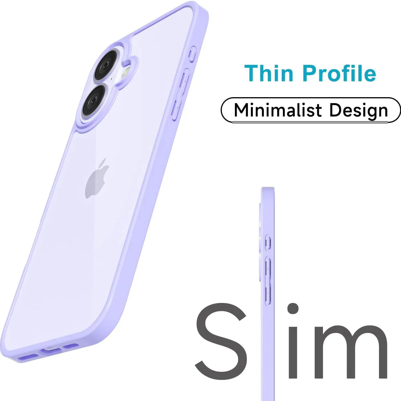Vibrant Transparent Phone Case with Soft Bumper and TPU Back