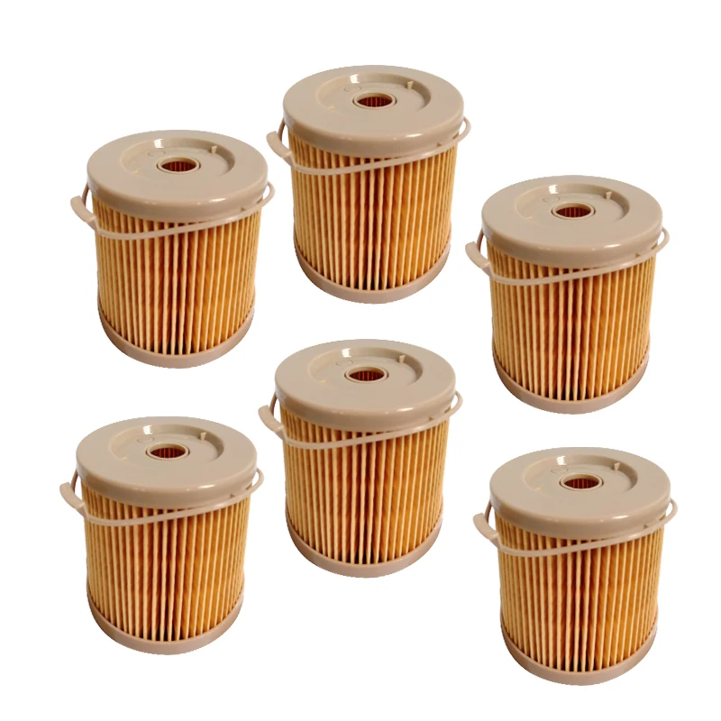 

861014 828897 2010TM-OR 6Pcs 10 Micron Fuel Filter Element Fit for Volvo Penta Diesel Engine 500 Marine Turbine Series