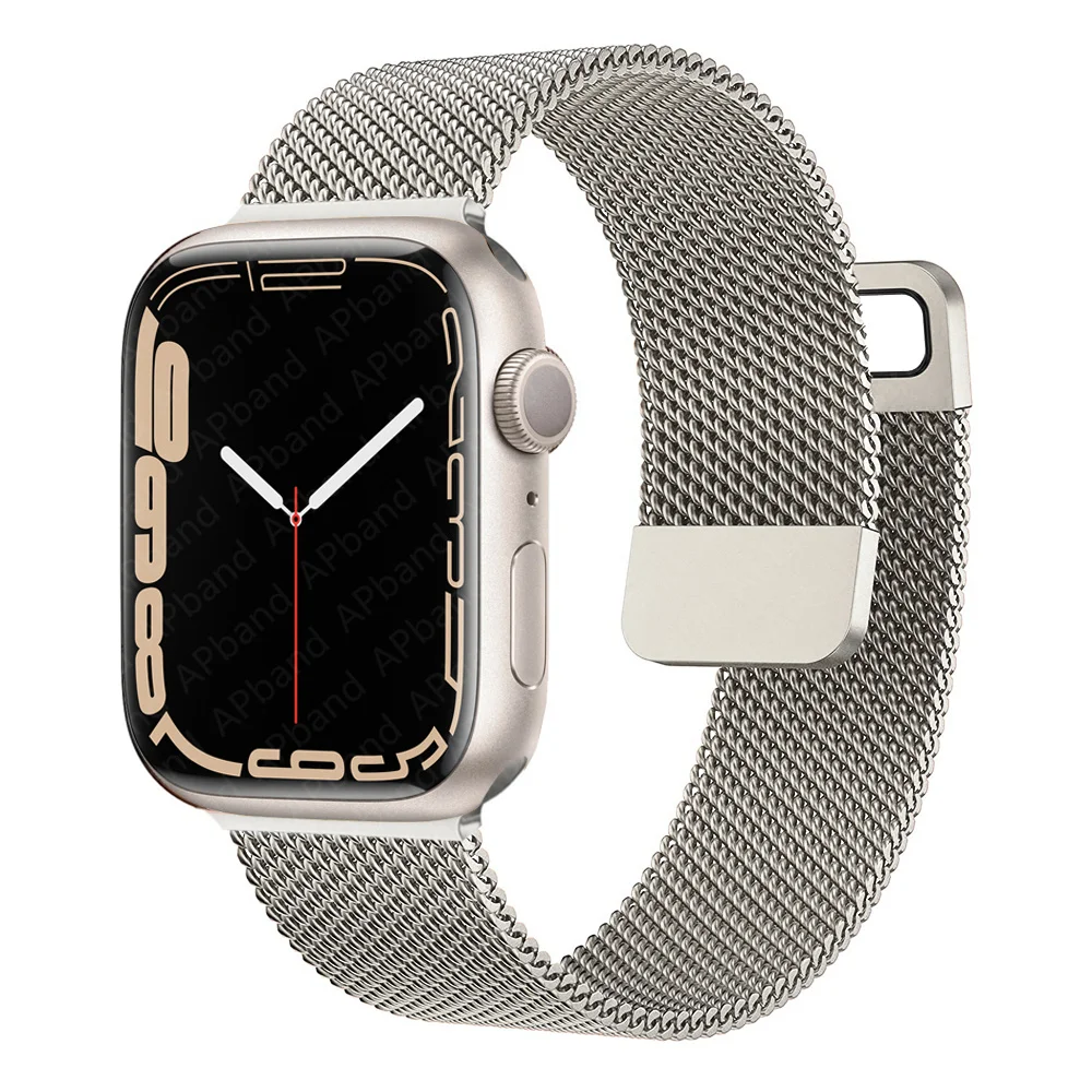 ตัวเลือกสินค้า สายรัดข้อมือแม่เหล็กสำหรับ Apple Watch ทุกรุ่น