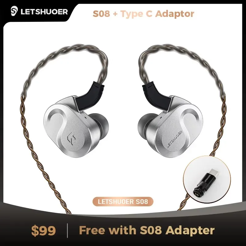 Letshuoer S08 第 4 世代インイヤーモニターイヤホンデュアル