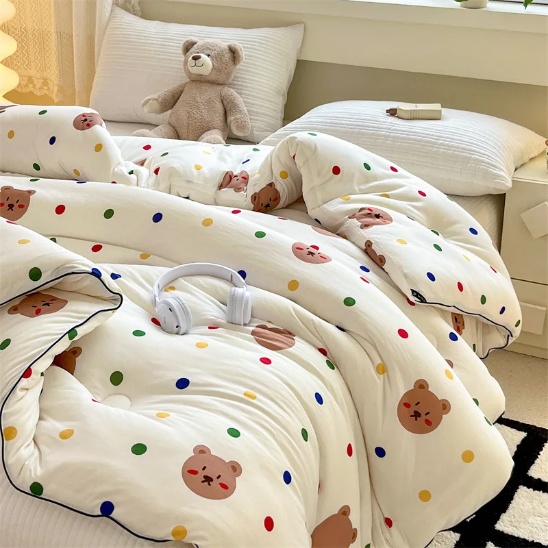 A Class Mother and Baby Grade Summer Cool Knitted Cotton Childrens Soft Air Conditioning Made of Soybean Fiber Resistant to Dirt