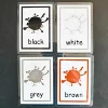 Montessori Baby Learning Card Color Cognition Cartoon English Flash Cards for Children Kids Funny Memory Exercise Game 5