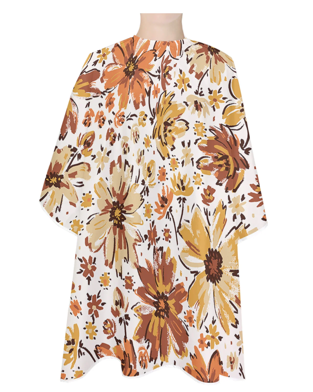 

Осенний цветочный фартук для парикмахерской, водонепроницаемый фартук для салона красоты, передник для парикмахерской