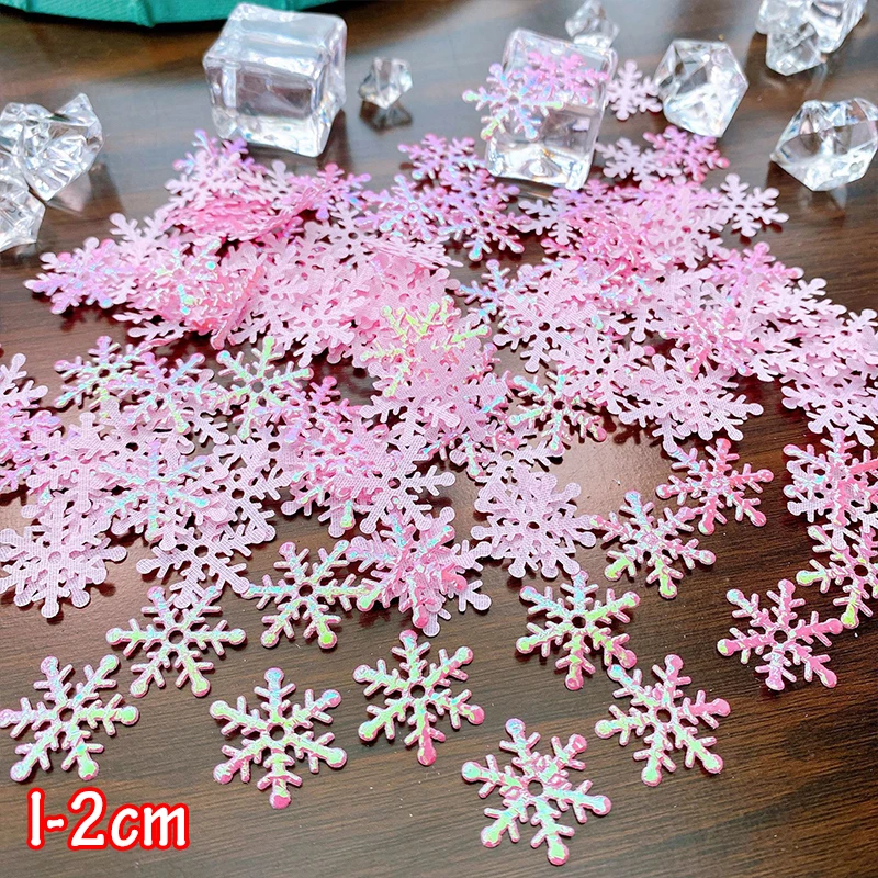 Christmas Ornaments 200PCS/300PCS Artificial Snowflakes DIY Decor