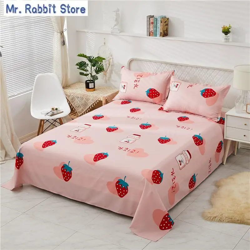 

1PC Coverlet Bed Sheet Double Single King Queen Size Dustproof Four Seasons Universal Multi-Specifica (Need Order Pillowcases)