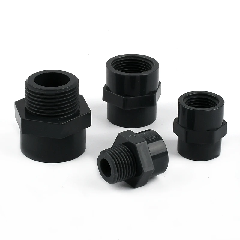 Female/Male Thread Industrial Grade PVC Accessory Garden Irrigation Water Pipe Connectors Aquarium Adapter Tube Joints