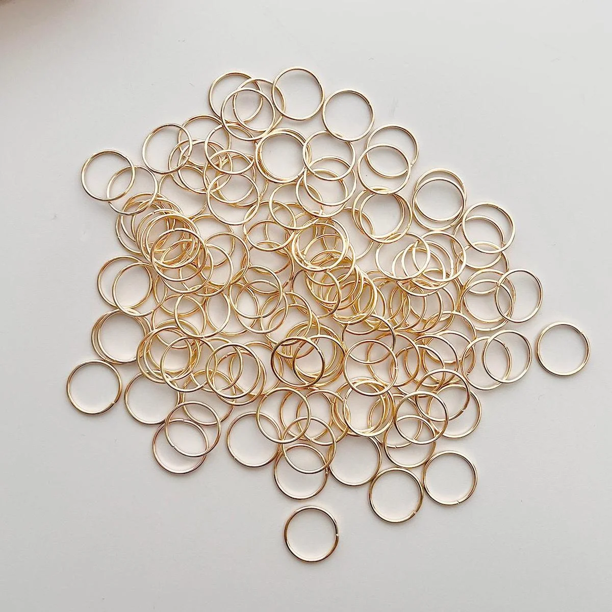 Metal open jump hair ring 50pcs dreadlocks beads hair braid rings clips dread locks braiding cuffs decoration/accessories