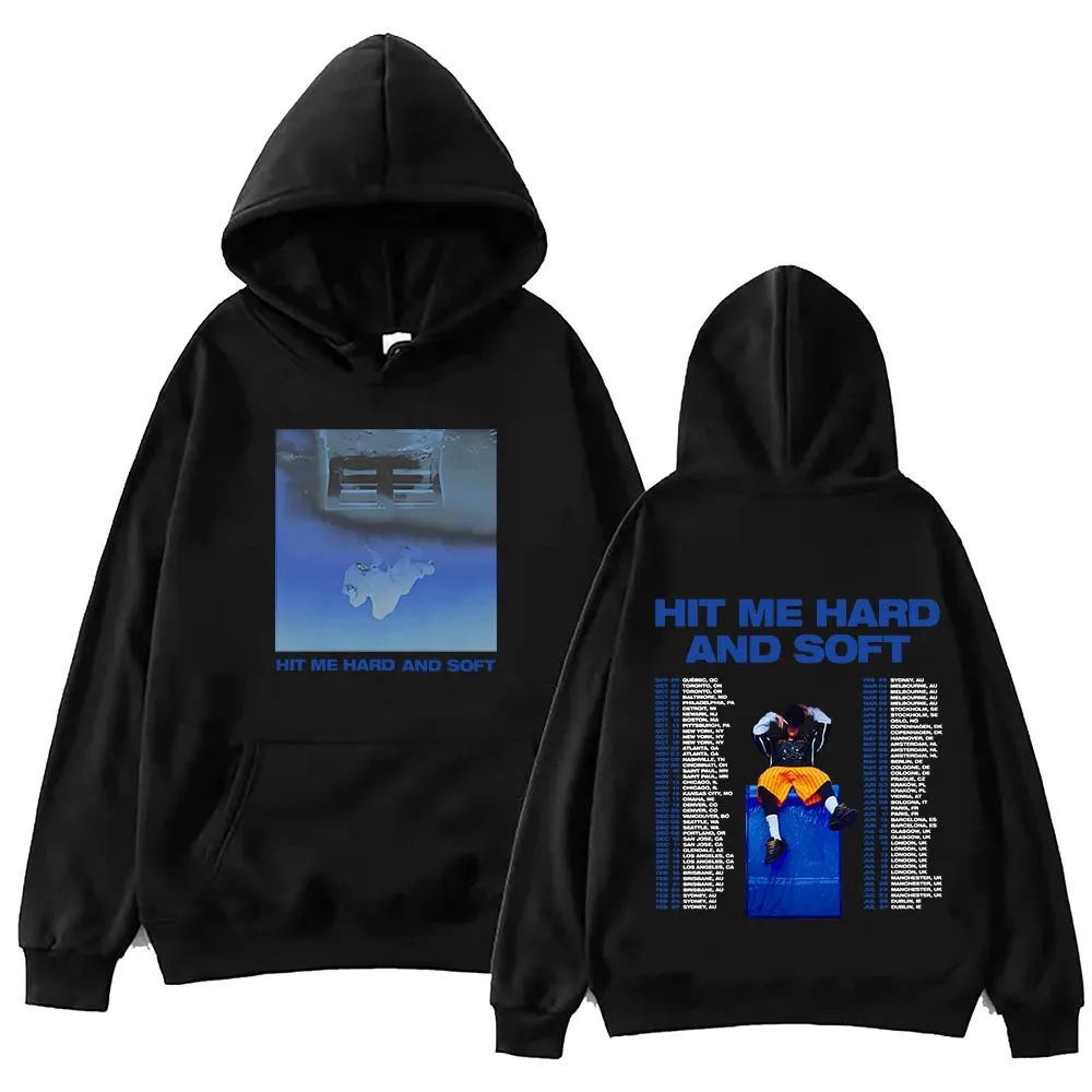 

2024 Hit Me Hard and Soft The World Tour Hoodie Harajuku Hip Hop Pullover Tops Sweatshirt Fans Gift