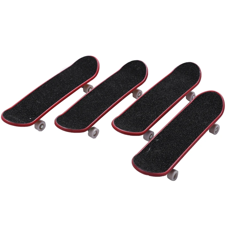 

4 Pcs Professional Mini Fingerboards/ Finger Skateboard, Unique Matte Surface (Random Patterns and Colors)