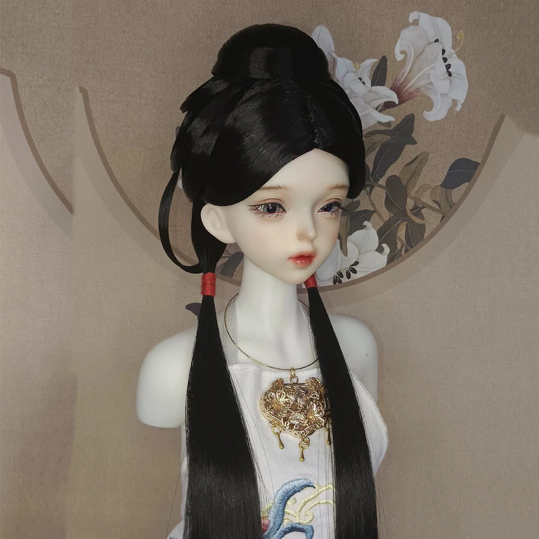 

1/6 1/4 1/3 Ancient Costume BJD Wig Hanfu Fairy Long Hair Retro Wigs For BJD/SD YOSD MSD SD13 Girl SSDF Doll Accessories C2445