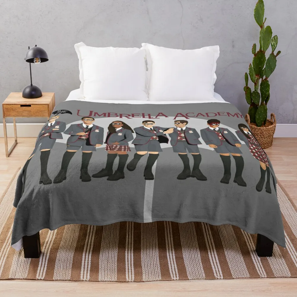 The Umbrella Academy Group Throw Coperta Plaid Large Blanket