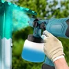 1000ML Electric Spray Gun High Power Cordless Paint Sprayer HVLP Auto Furniture Steel Coating Airbrush For Makita 18V Battery 3