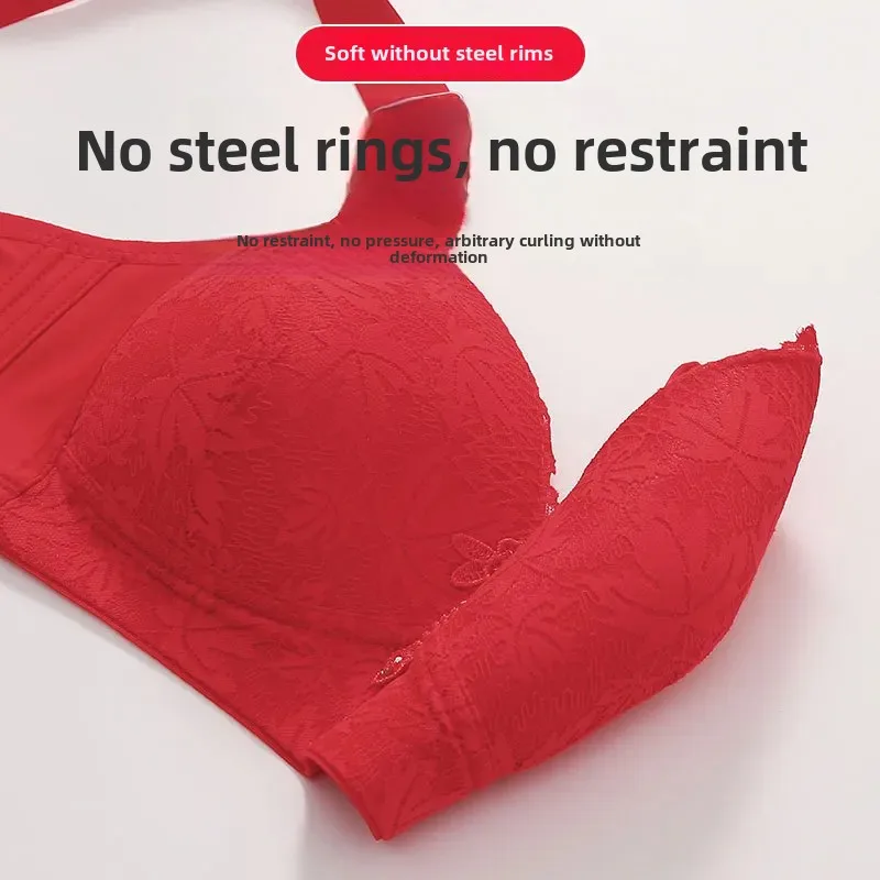 جديد عبر الحدود حجم كبير الأحمر الدانتيل المشذبة ح...