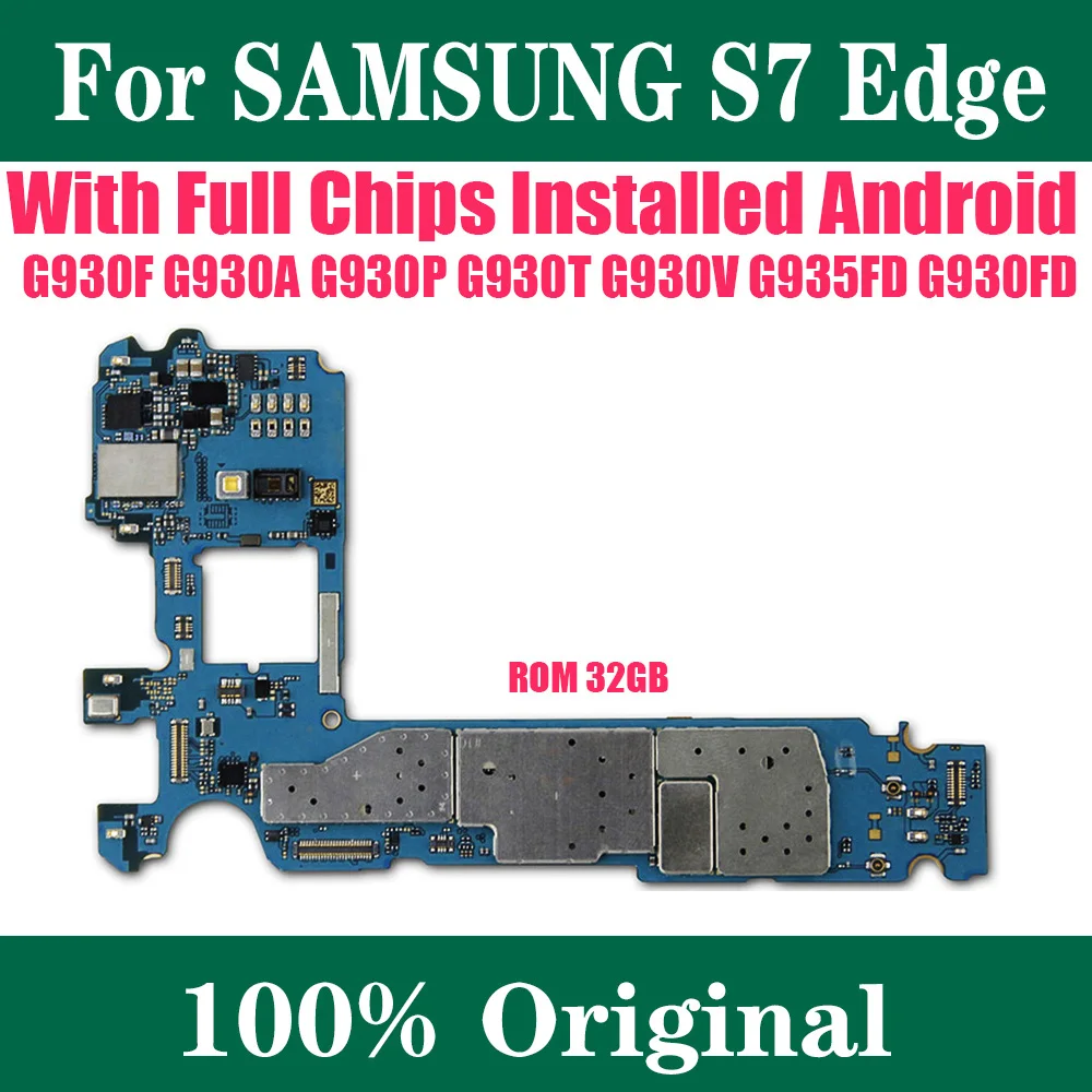 OriginalUnlockedMotherboardforSamsungGalaxyS7EdgeMainboard