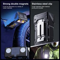 Feriales Multifunktionale EDC-Taschenlampe – Taktisches Schlüsselanhänger-Licht mit COB-Seitenlicht – USB-C Aufladbar, Magnetfuß & 7 Lichtmodi 1