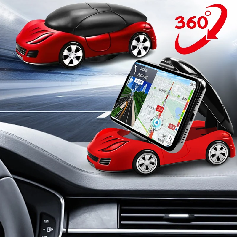 

Car Navigation Mobile Phone Holder Car Model Ornament Bracket Parking Number Plate Holders Dashboard Decorative Accessories