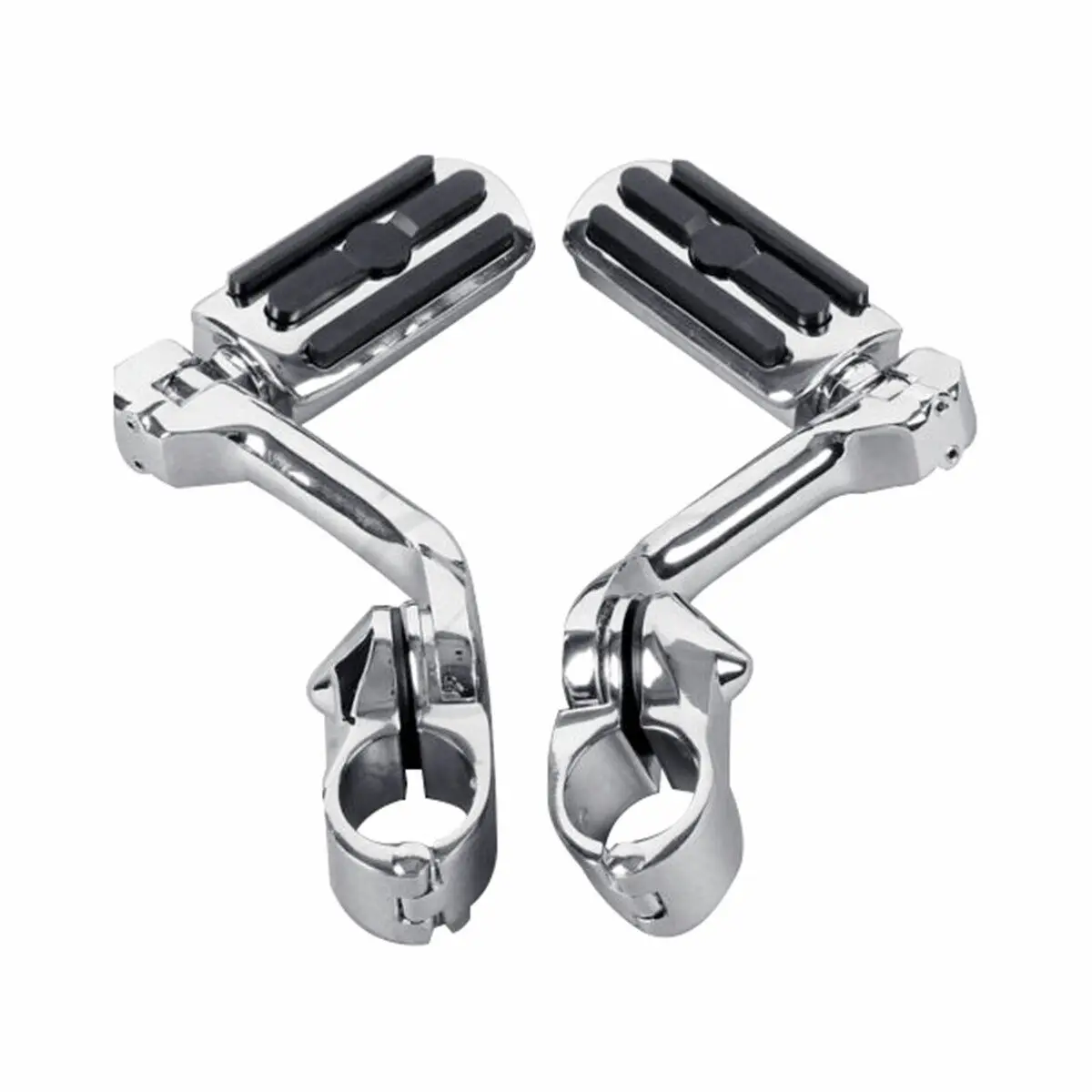 

Motorcycle 1.25" Highway Foot Pegs Long Mounts Crash Engine Guard Bar For Harley Touring Road Sport Super Glide 1-1/4" 32mm