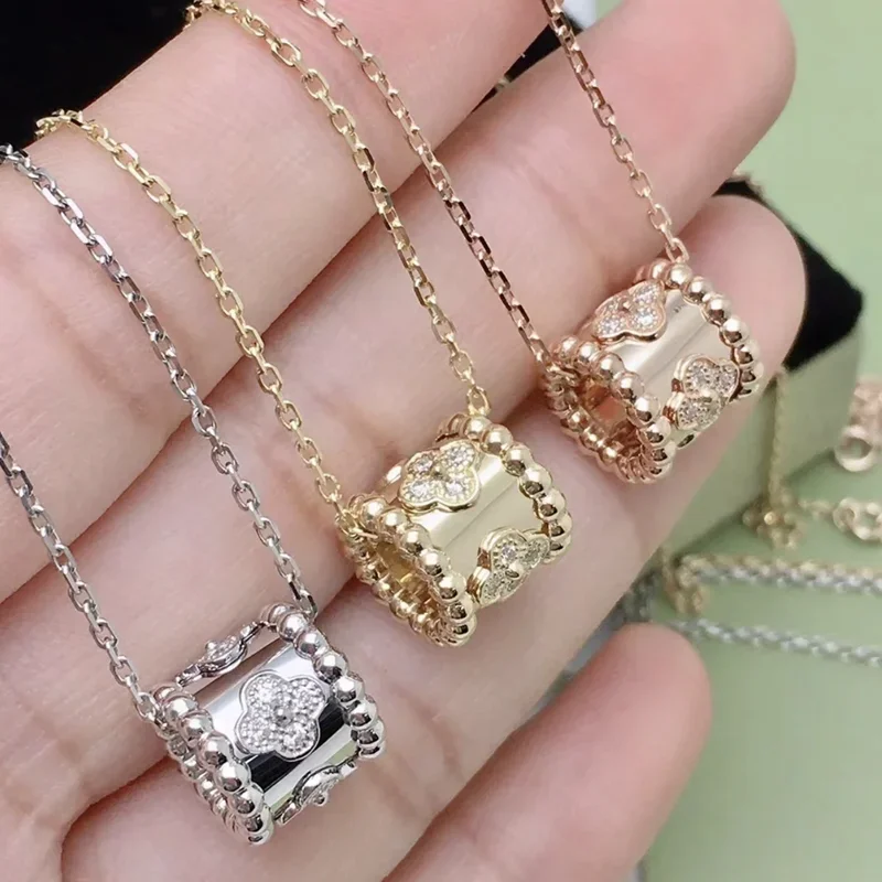 

Женское ожерелье из серебра 999 пробы, с цепочкой до ключицы