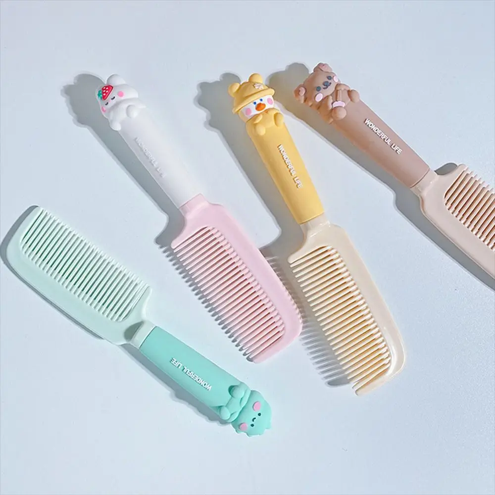 Description Picture 4 of itemCartoon Hairdressing Comb Fruit Pattern Anti-static Cute Hair Comb Hair Brush for Girls Kids Styling Tool