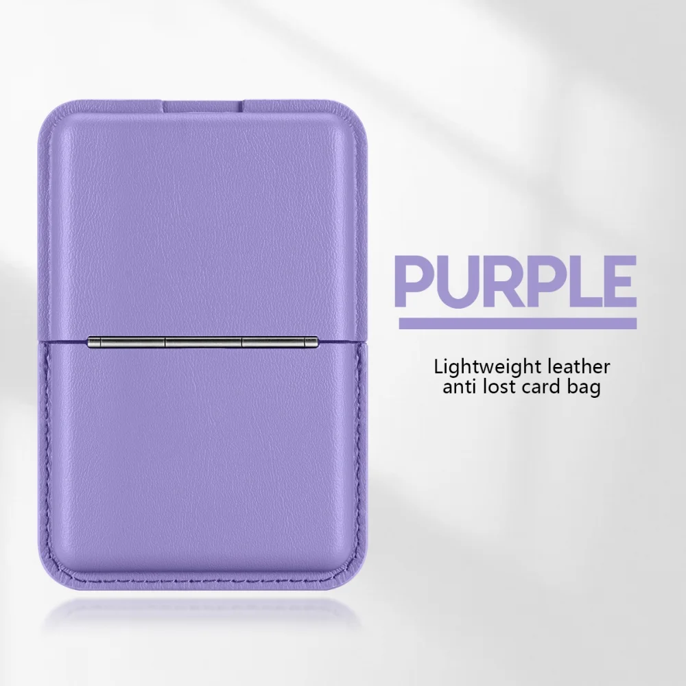 Luxurious Antilost Magnetic Leather Wallet Case with Card Holder