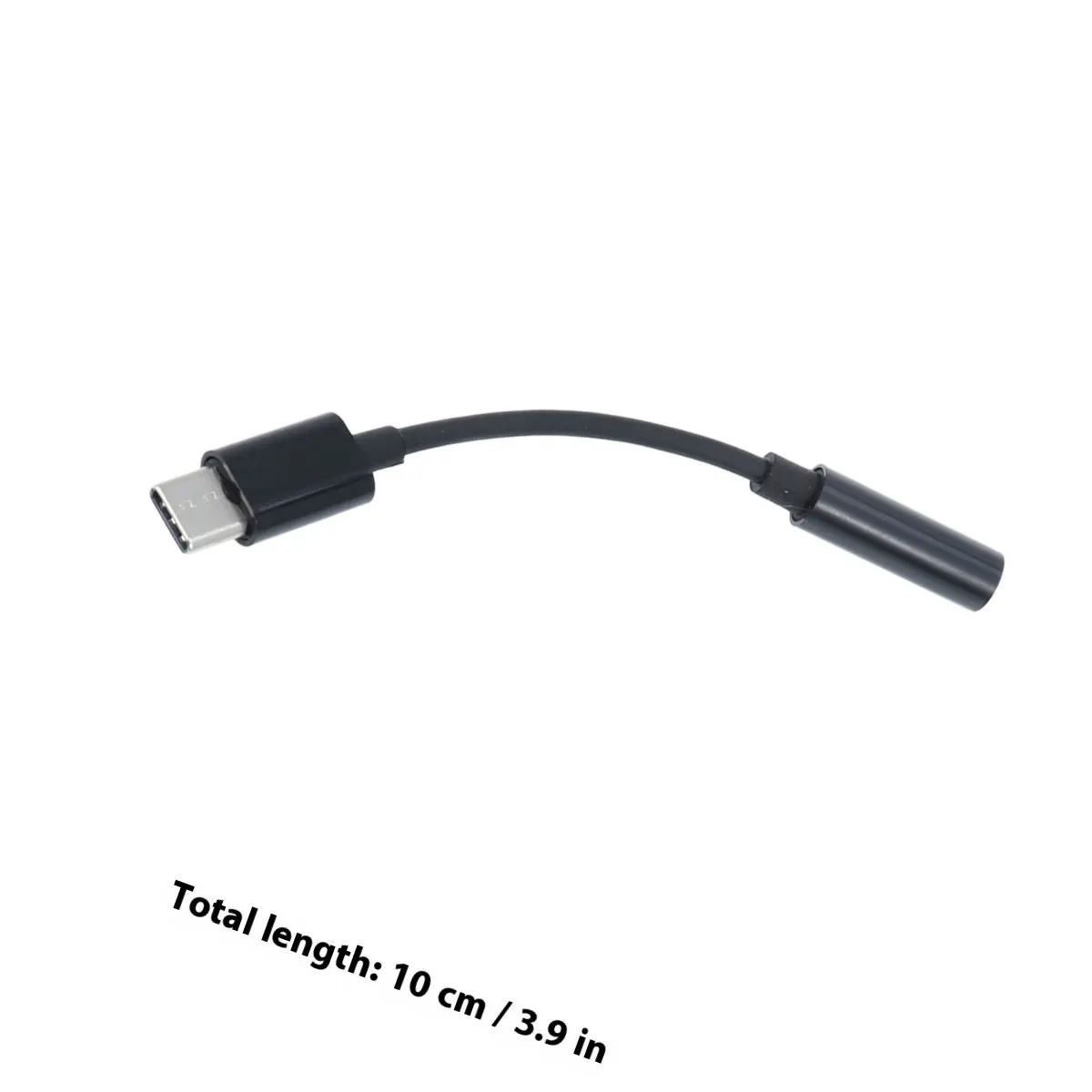 1Pcs 오디오 어댑터 케이블 유형-C  3.5mm 이어폰 변환기 USB-C 남성  3.5 Aux 오디오 가역형 경량