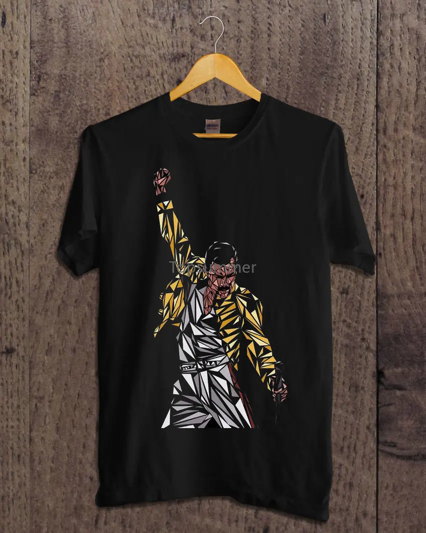 

New T Shirt Queen Freddie Mercury Limitid Size S-3Xl Men Tee Shirt Tops Short Sleeve Cotton Fitness T-Shirts