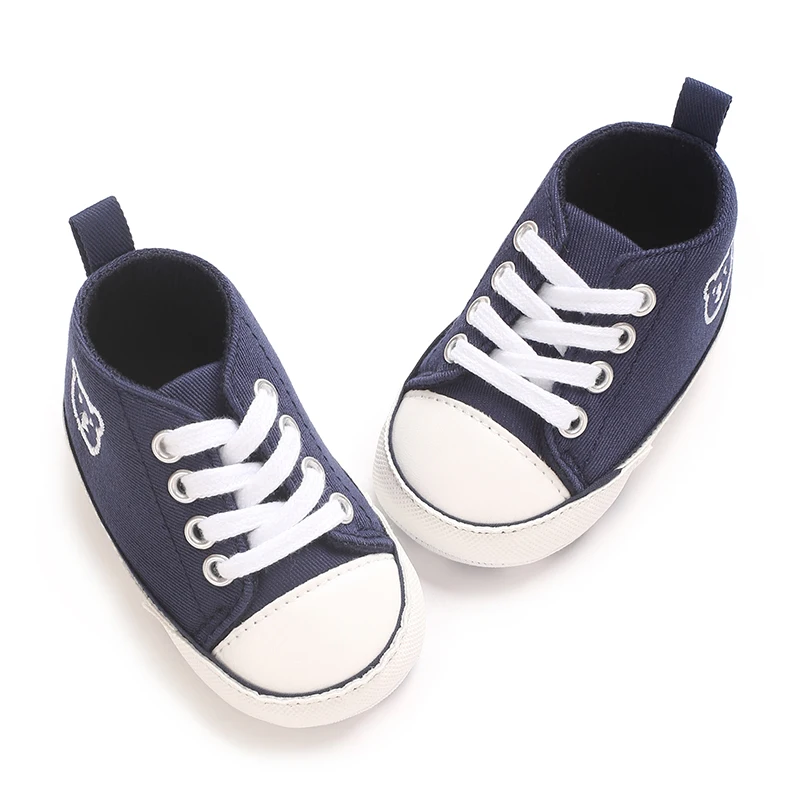 Frühlings- und Herbststil, 0–1 Jahre alt, mehrfarbige Segeltuchschuhe, Baby-Wanderschuhe, Babyschuhe, rutschfeste Schuhe mit weichen Sohlen – Detail 35