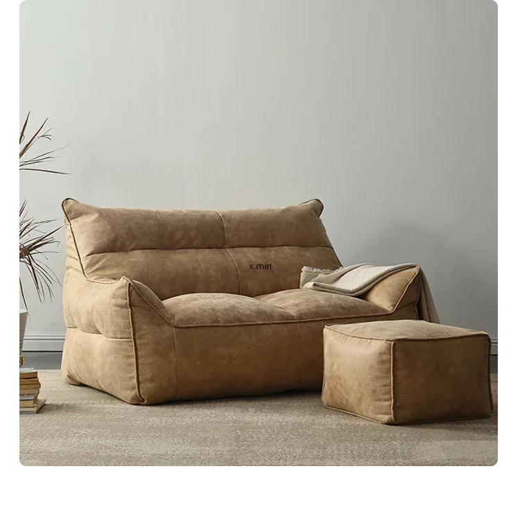 Vintage Living Room Sofa Nordic Style Minimalist Lazy Loveseat Sofa European Designer Tatami Divani Soggiorno Bedroom Furniture