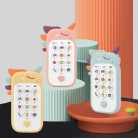 Baby Phone Toys Cute Telephone Teether Musical Voice Toy Early Educational Learning Machine Electronic Children Cellphone Gifts 1