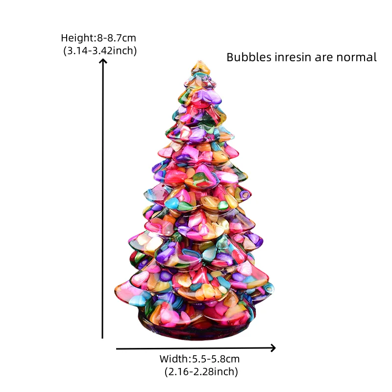 1PC Natural Crystal Stone Gravel Resin Christmas Tree Handmade Lucky Tree Home Decoration Gift 19 Sd844b196bf6c478f99c0fa9e1984f76aO