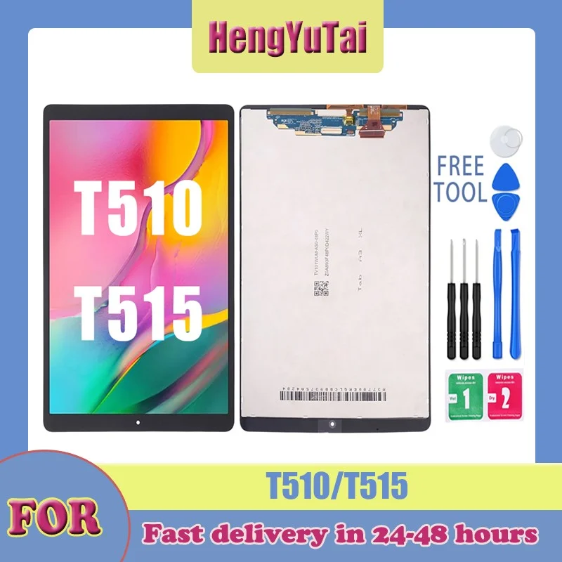 

2 шт., ЖК-дисплей 10,1 дюйма для Samsung Galaxy Tab A 10,1 (2019), WIFI, T510, SM-T510 T510N, ЖК-дисплей, сенсорный экран в сборе, T515