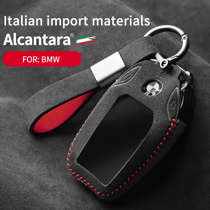 

Алькантара для BMW 7 Series LCD Key чехол 730Li740 5 Series 530Le Flip Fur X5X7 Smart 6 Series 630GT Buckle чехол Аксессуары
