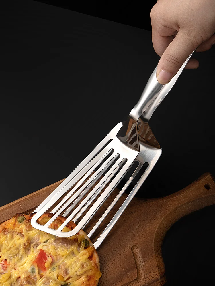 

Stainless Steel BBQ Shovel Utensil Barbecue Cooking Tool Fried Fish Heat Resistant Steak Clamp Turners Kitchen Bread Meat Clip