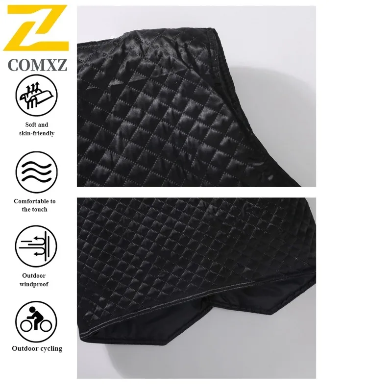 EIAO Winter Men's Fleece Vest Thickened Windproof Multi-Pocket Sleeveless Coat for Fishing Hiking Camping Outdoor Activities