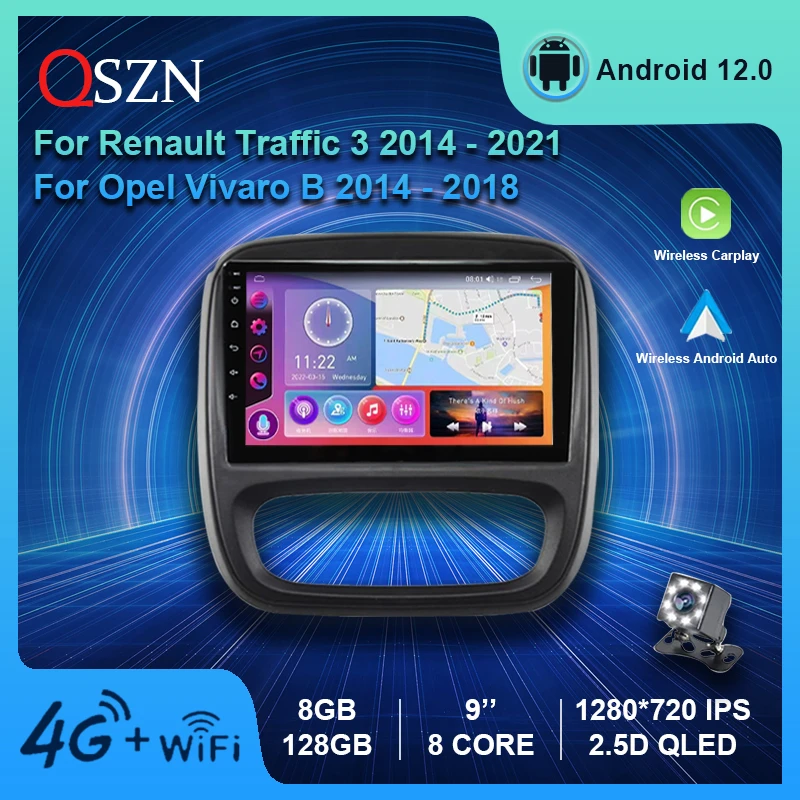 

QSZN 2K QLED Android 12 Car Radio For Kia RIO 4 X-Line 2017 -2019 Multimedia Video Player GPS Carplay Auto Navigation Stereo DSP