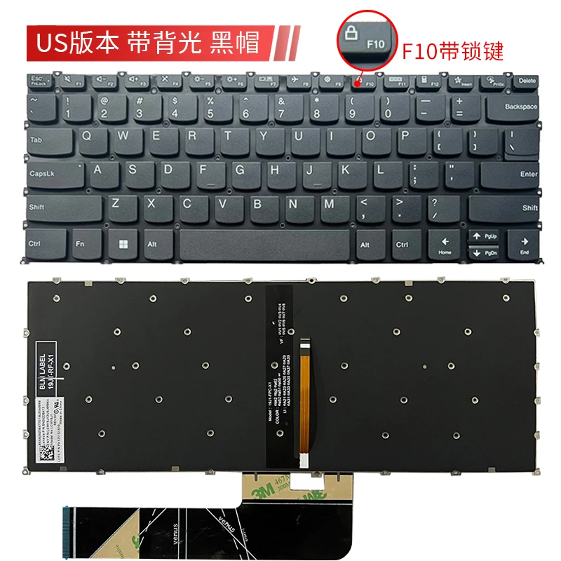 US Keyboard For Lenovo IdeaPad 5 14ITL05 Flex 5-14IIL05/ARE05/Slim