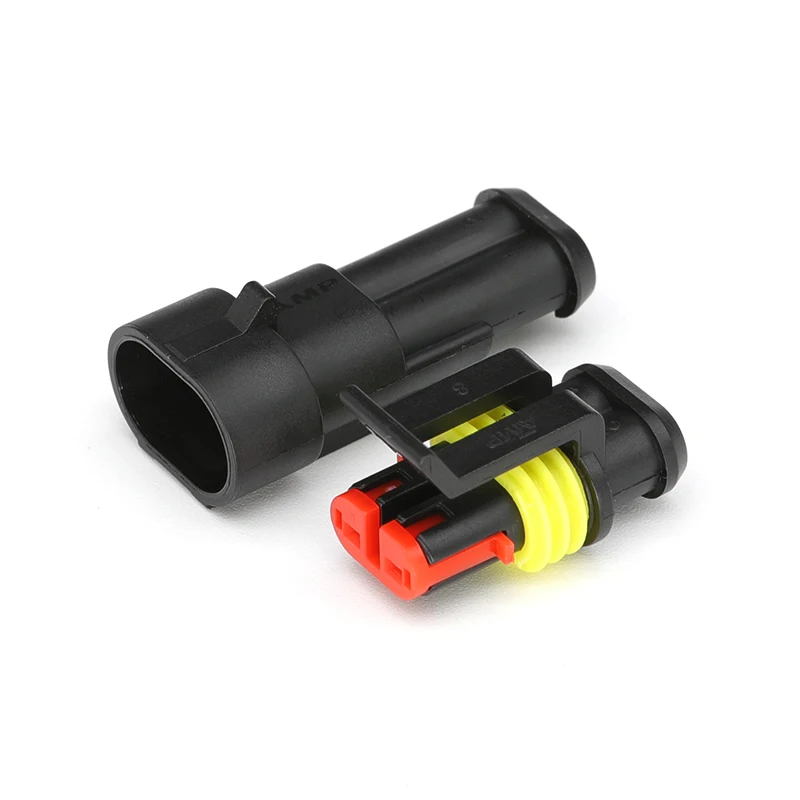 282080-1 2 Pin AMP Superseal 1.5mm Series Automotive Waterproof