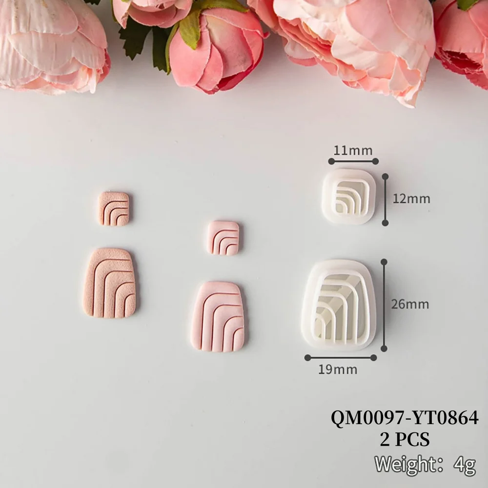 Polymer Clay Cutters Earrings Jewelry Pendant Pottery Tools