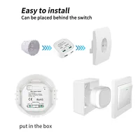 Tuya Zigbee3.0 Smart Remote Control Wireless Switch Household No Battery  Waterproof Rocker Panel Self Powered Lighting Switches - Image 6