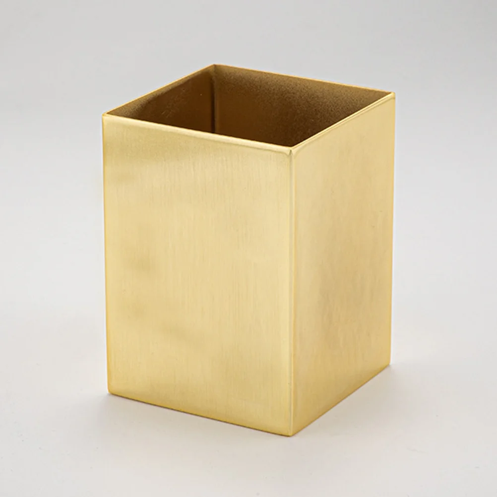 

Подстаканник для карандашей, золотой подстаканник для карандашей из нержавеющей стали, подстаканник для ручек, кастрюля, вазы, цветочный горшок, держатель для кистей для макияжа