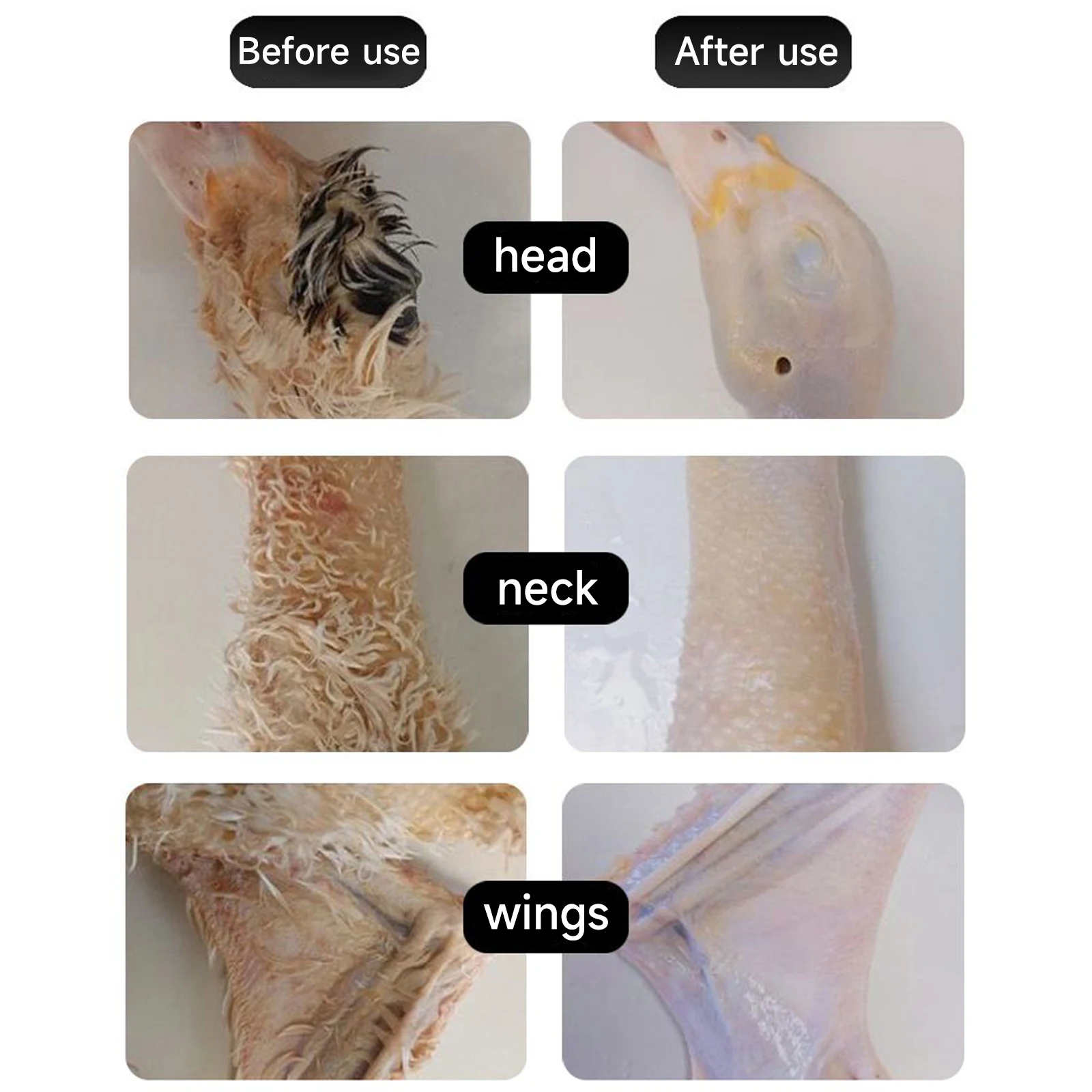 Waterproof Electric Hair Plucking Device chicken hair plucker Plug-in/Chargeble Models Feather Removal Machine Chicken Duck Goose Automatic Epilator