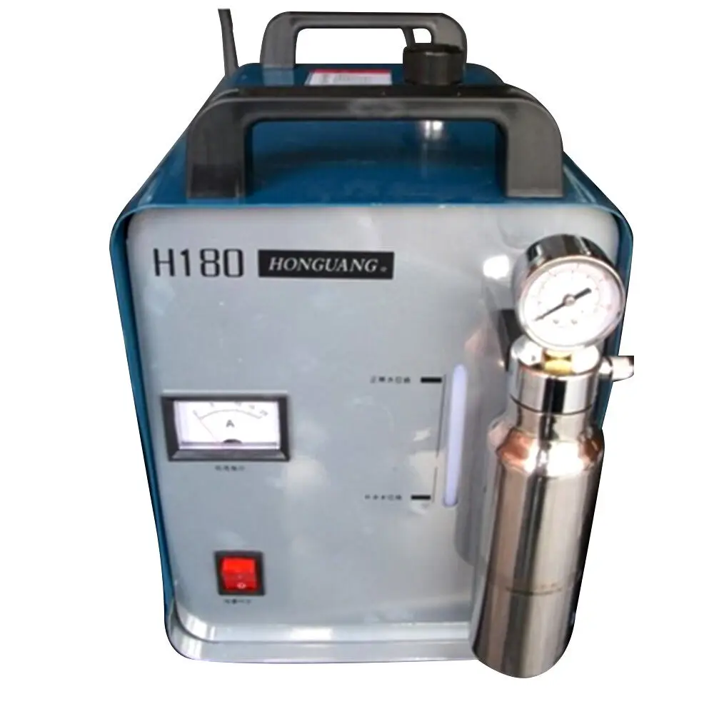 95L H180 Oxygen Hydrogen HHO Gas Flame Generator Polishing Machine 400W EU/US Plug