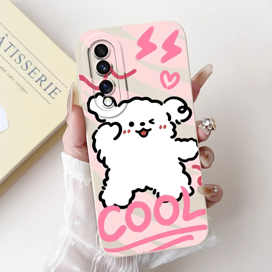 Cute Panda & Rabbit Cartoon Soft Silicone Shockproof Case - Fits Select Honor Models
