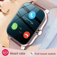 Smart Watch For Men Women Gift Sports Fitness Watch Bluetooth Call Digital Heart Rate Monitor Smartwatch GPS Tracking Wristwatch